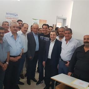 أبو فاعور تفقد مركز انتخابات المجلس الدرزي في راشيا