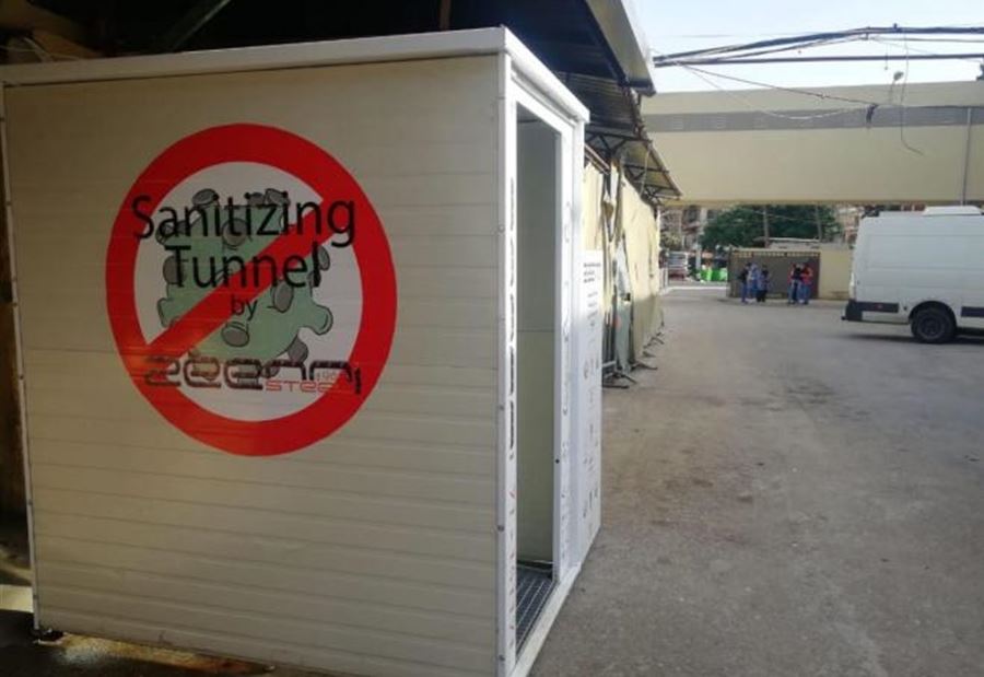 جهازان للتعقيم عند مدخلي سجني زحلة والقبّة