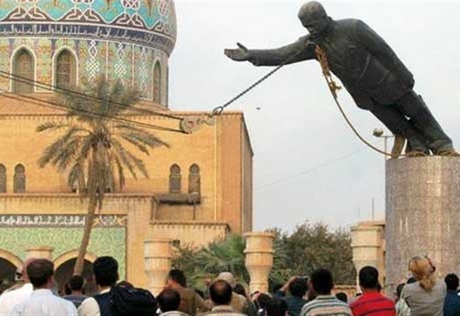"البلد كان أفضل"... محطم تمثال صدام حسين "نادم"! "البلد كان أفضل"... محطم تمثال صدام حسين "نادم"!