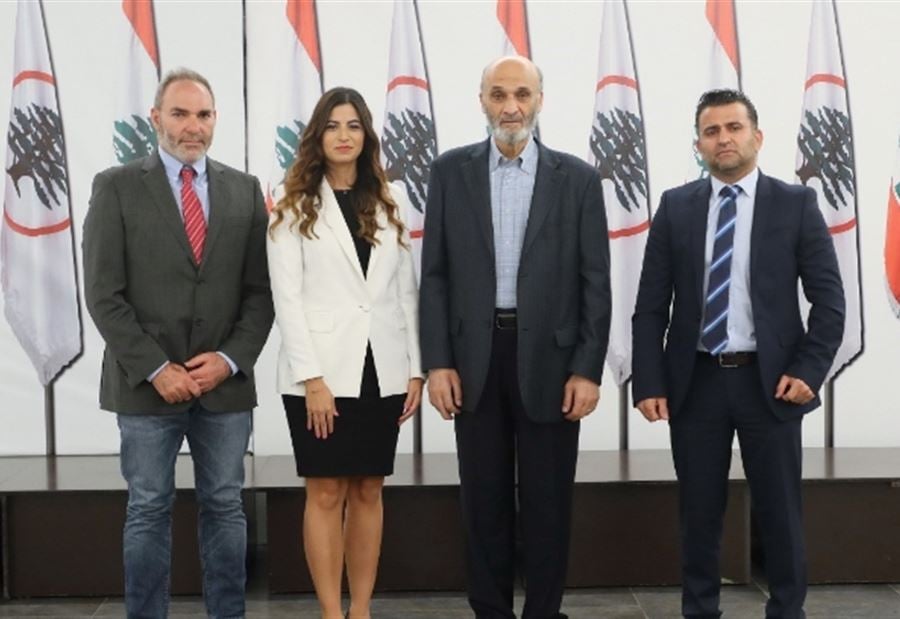 لقاءٌ بين جعجع والمنسقة العامة للمؤتمر الدائم للفدرالية