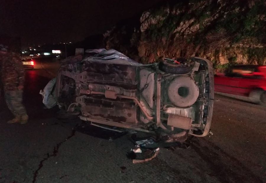 بالصورة: قتيلان بحادث مروّع على أوتوستراد القلمون
