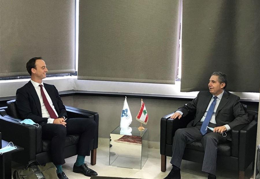 وزني إلتقى مدير شركة ALVAREZ & MARSAL