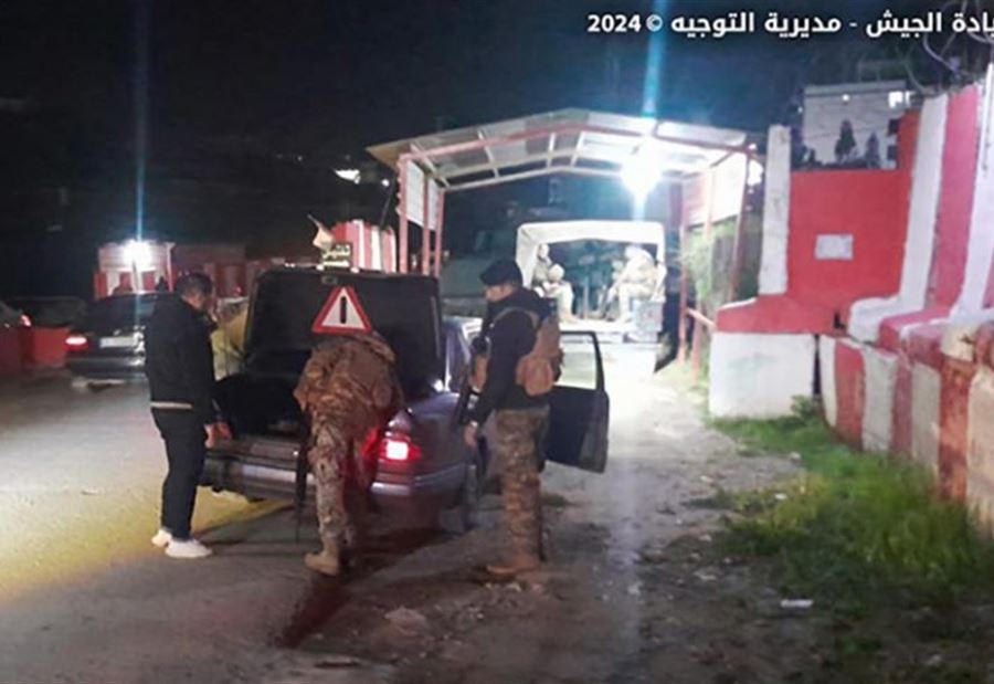 تدابير أمنية للجيش في الشمال... وتوقيف مطلوبين! تدابير أمنية للجيش في الشمال... وتوقيف مطلوبين!