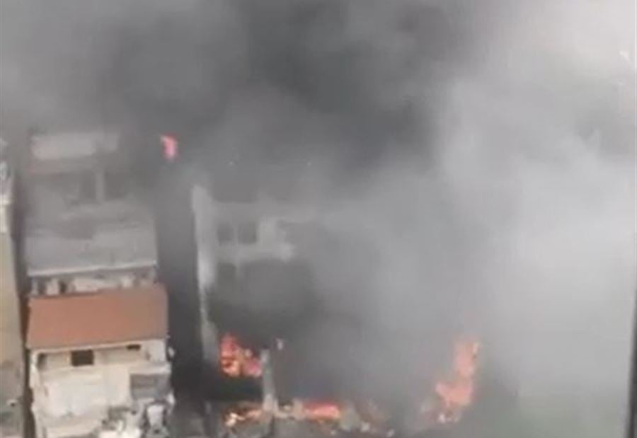 بالفيديو: حريق كبير في منطقة الفنار - الزعيترية! 