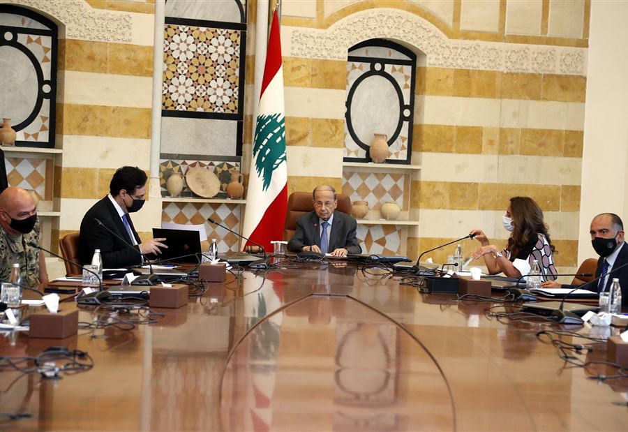 إجتماعٌ في بعبدا حول إعادة إعمار العاصمة