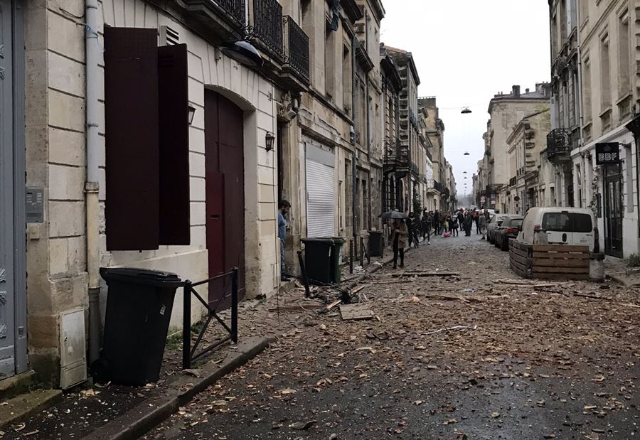 بالفيديو: دوي انفجار في مبنى سكني في بوردو الفرنسية