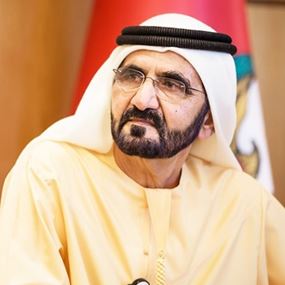 حاكم دبي يصل الى الرياض 