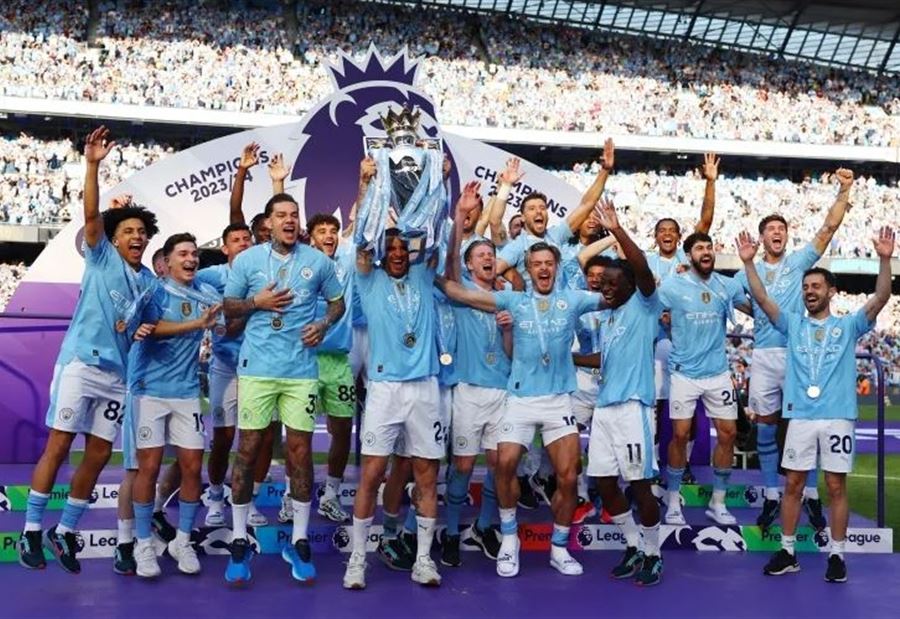 للمرة الرابعة على التوالي... السيتي بطلًا للدوري الإنجليزي