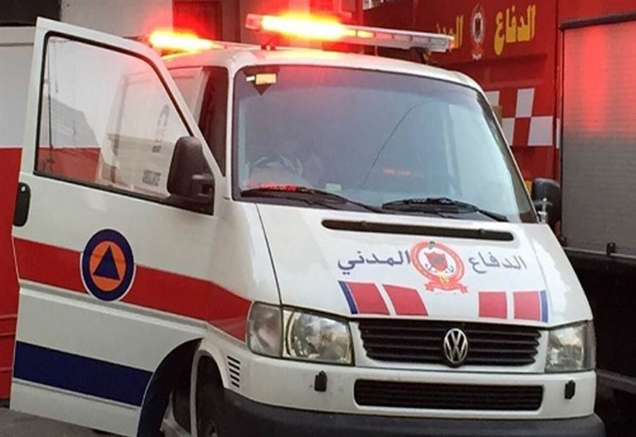 إصابة مواطن سقط داخل مبنى في غزير