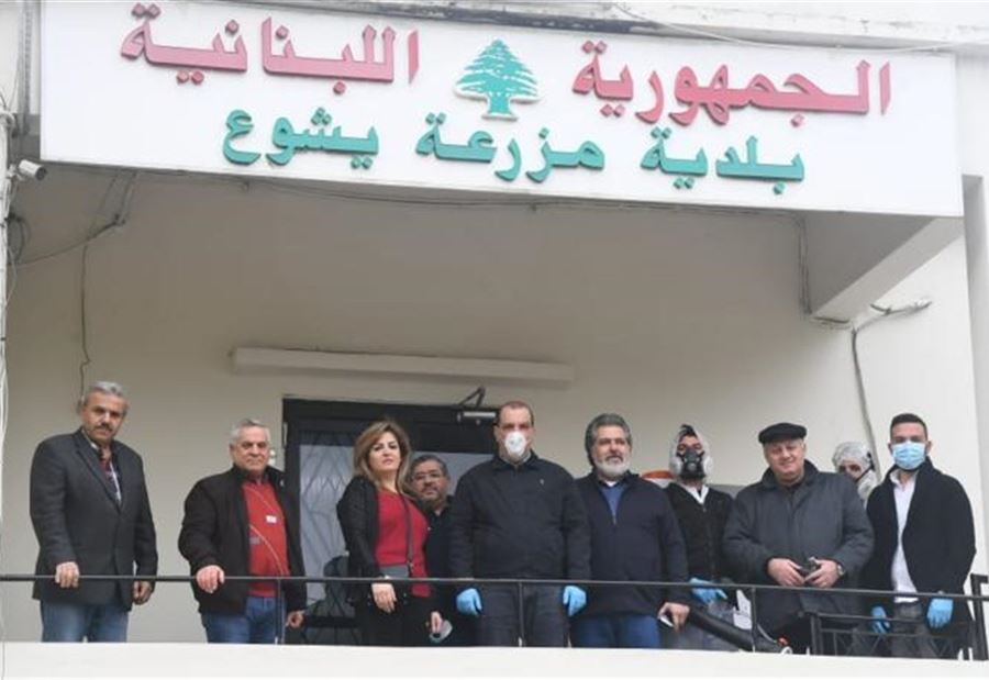 في يومها السادس...حملة تعقيم المتن تنطلق من مزرعة يشوع في يومها السادس...حملة تعقيم المتن تنطلق من مزرعة يشوع