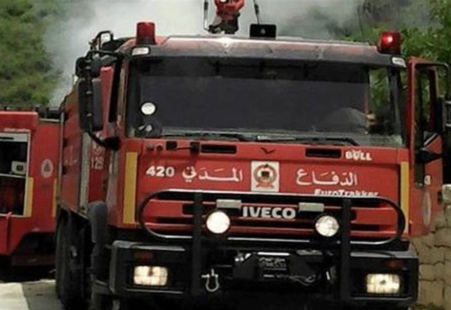 حريقٌ كبير بين بلدتي داريا وغريفة