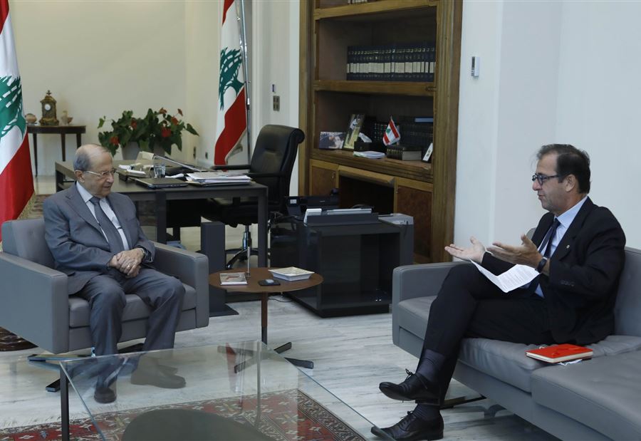 عون يلتقي فوشيه 