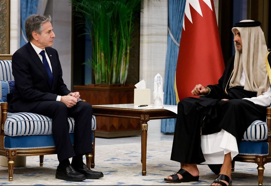 "أمير قطر اقترح خلال اجتماع مع بلينكن طرد مسؤولي حماس"! "أمير قطر اقترح خلال اجتماع مع بلينكن طرد مسؤولي حماس"!