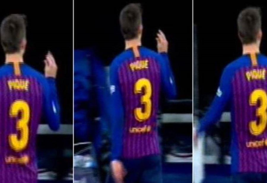 بيكيه يستفز جمهور ريال مدريد ويعترف "بالحركة" بيكيه يستفز جمهور ريال مدريد ويعترف "بالحركة"