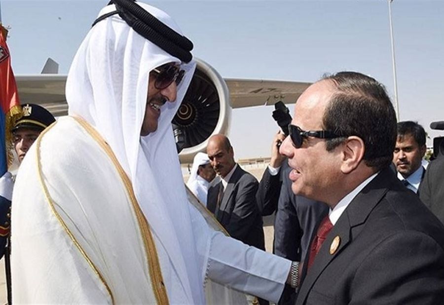 بعد المصالحة الخليجية... أول لقاء بين مصر وقطر 