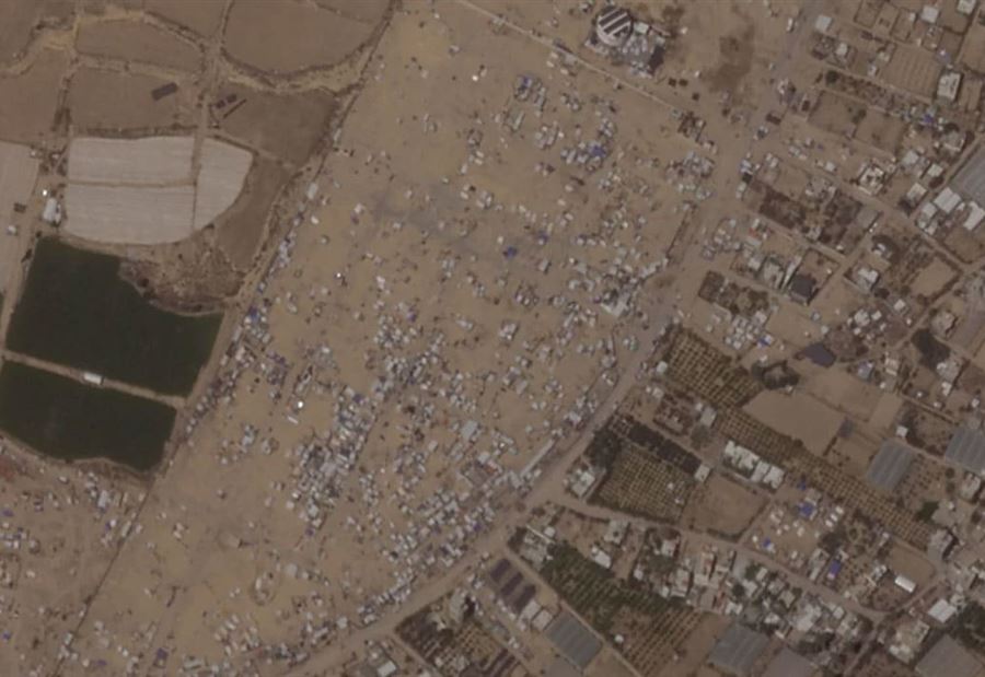 لقطاتٌ  الأقمار الصناعية تكشف مدن الخيام قبل وبعد هجوم إسرائيل! لقطاتٌ  الأقمار الصناعية تكشف مدن الخيام قبل وبعد هجوم إسرائيل!