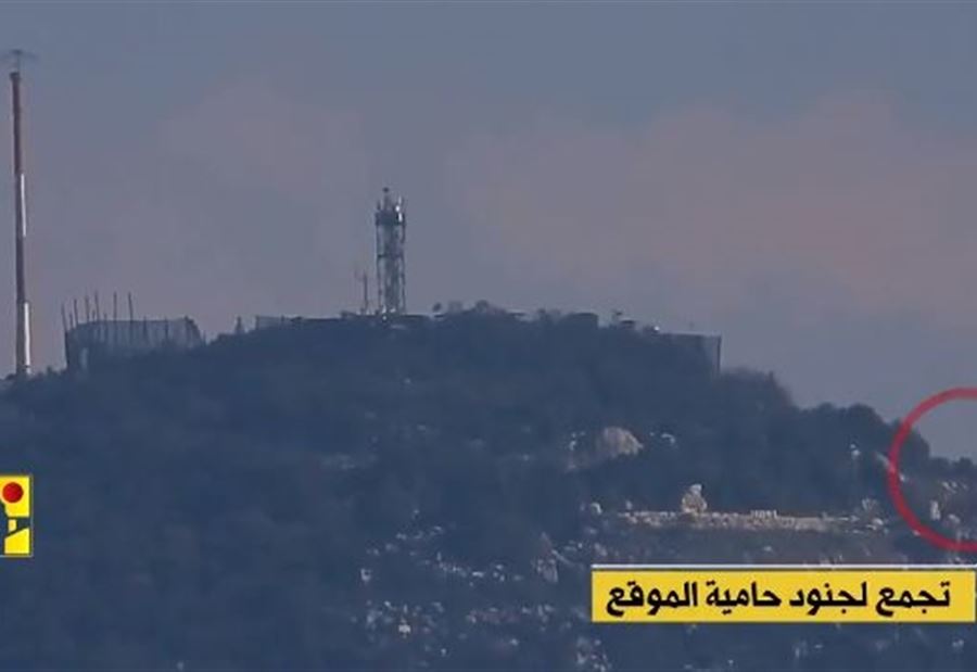 بالفيديو: حزب الله يستهدف "موقع الرمثا"