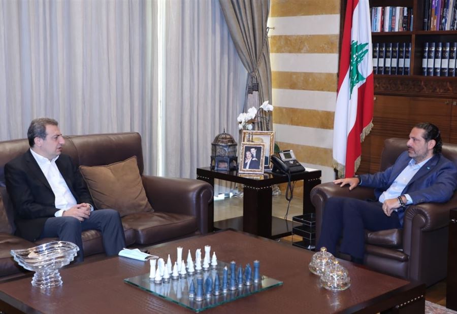 لقاءات الحريري في بيت الوسط 