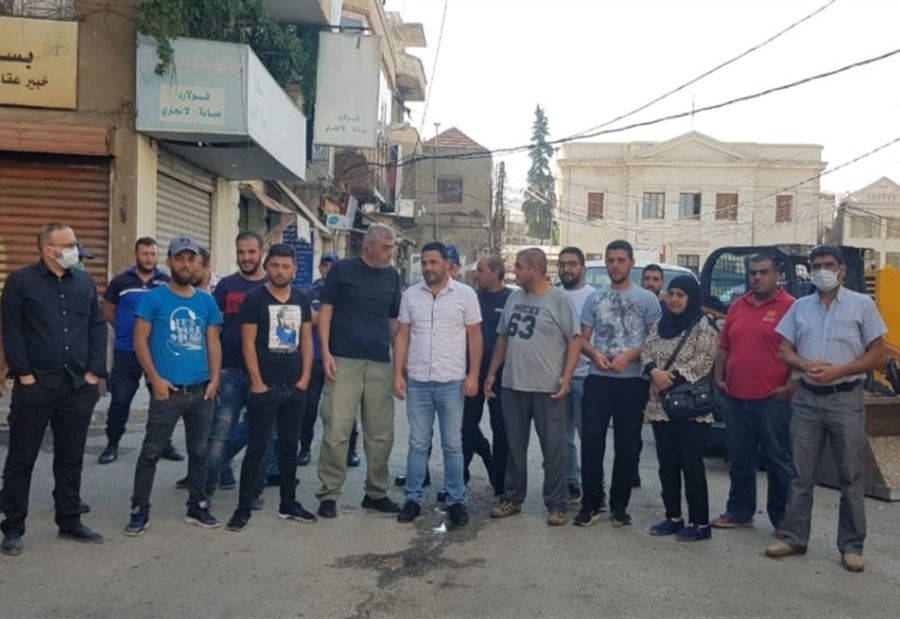 إضراب عمّال بلدية بعلبك  إضراب عمّال بلدية بعلبك