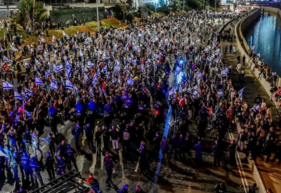 للأسبوع الـ 39... عشرات آلاف الإسرائيليين في شوارع تل أبيب