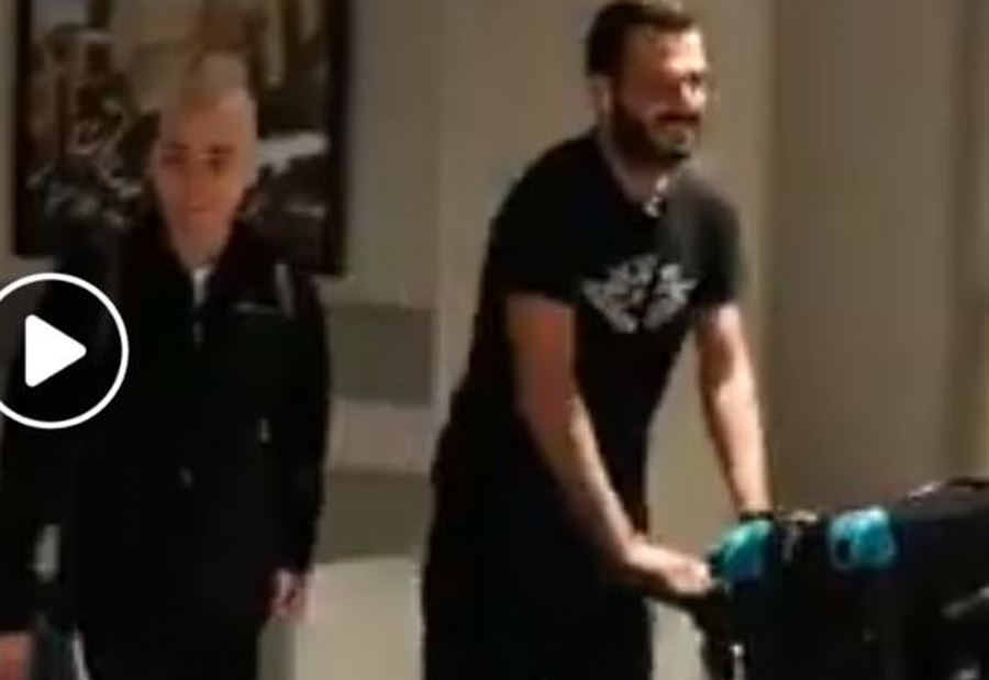 بالفيديو.. لحظة وصول ميشيل حجل الى مطار بيروت بعد تغلّبها على السرطان