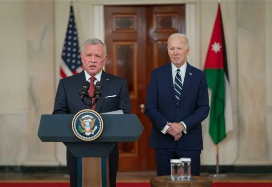 "نسعى للهدنة"... بايدن والملك عبد الله الثاني يبحثان التطورات بغزة! "نسعى للهدنة"... بايدن والملك عبد الله الثاني يبحثان التطورات بغزة!