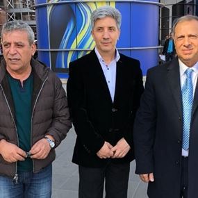 بالصورة: الوفد النيابي إلى مؤتمر الانتشار والشتات يصل إلى كييف