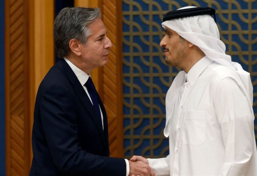 اتصالٌ بين بلينكن وقطر لإنهاء الصراع في غزة