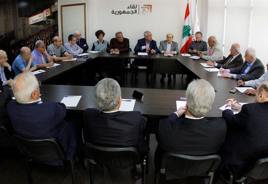 لقاء الجمهورية: الأخطاء الوطنية تهدد الوفاق الوطني