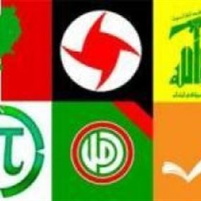 لقاء الاحزاب والقوى الفلسطينية: لارتقاء قوى المقاومة 