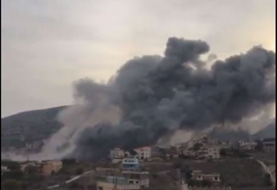 بالفيديو: غارة إسرائيليّة على الجنوب