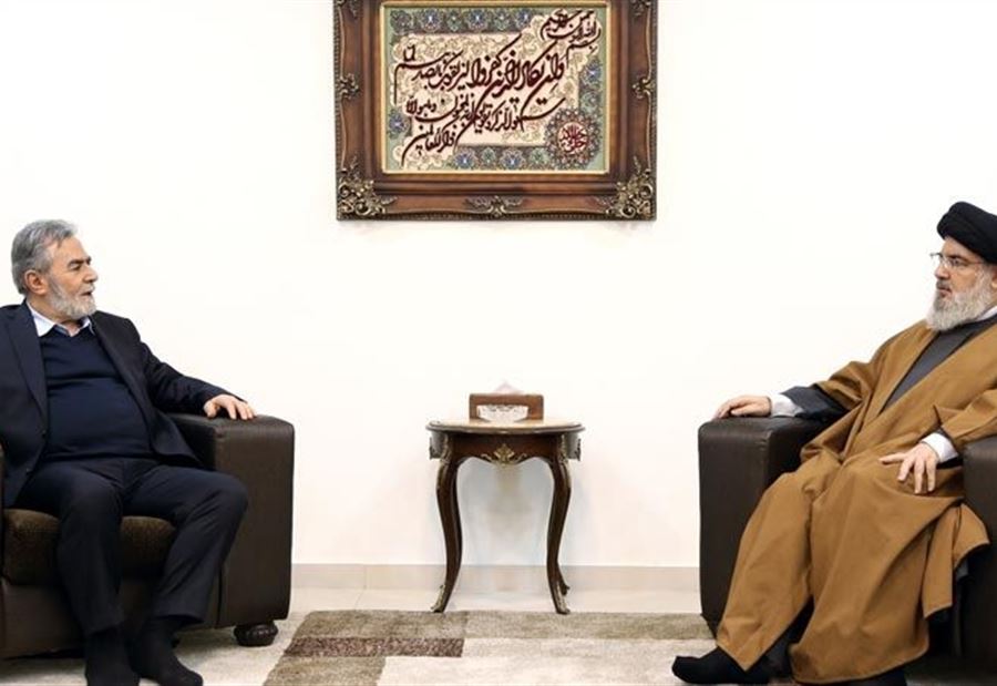 نصرالله يتابع المستجدّات على الساحة الفلسطينية 