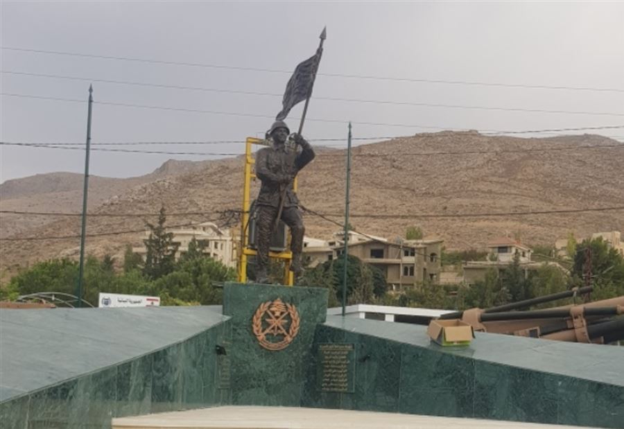 إزاحة الستار عن نصب تذكاري لشهداء الجيش في بعلبك