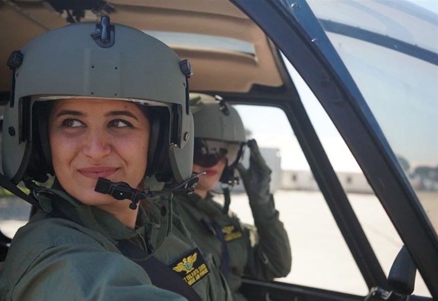 بالصور: "انتصار" 3 شابات في القوّات الجويّة اللبنانيّة 