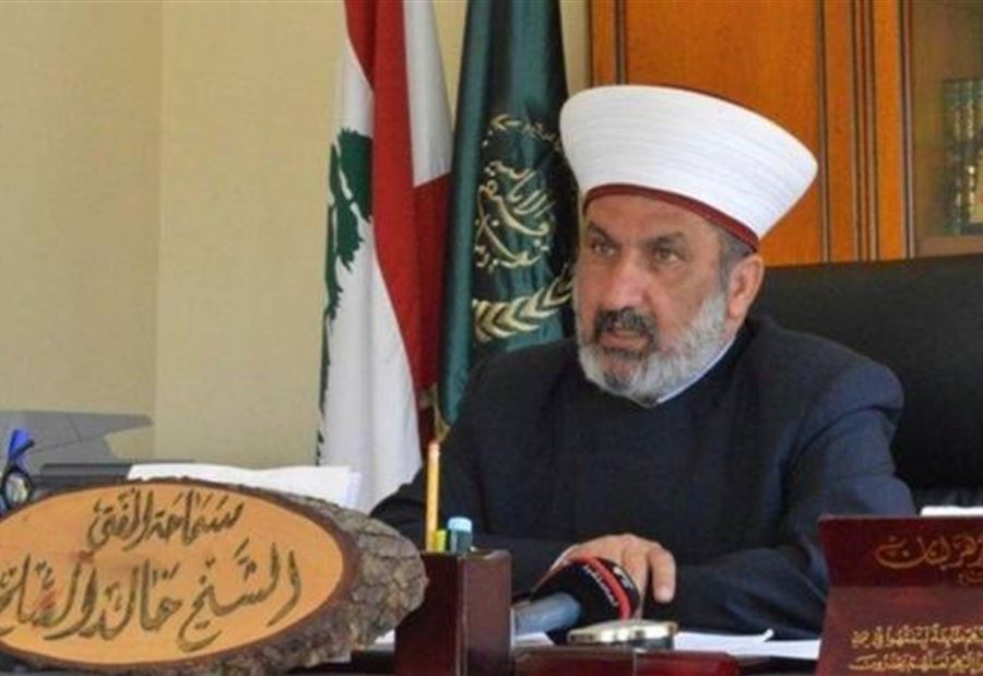 مفتي بعلبك: الأحداث تدفع البلد باتجاه الفتنة