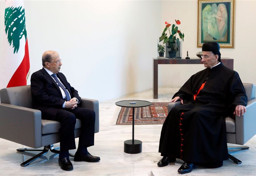 البطريرك الراعي في بعبدا