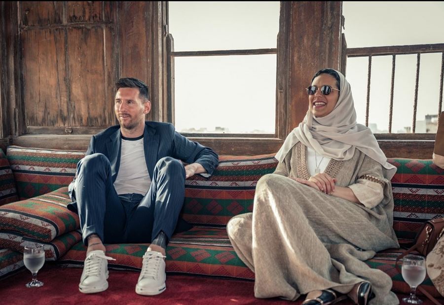 ميسي بضيافة أميرة سعودية في جدّة (صور)