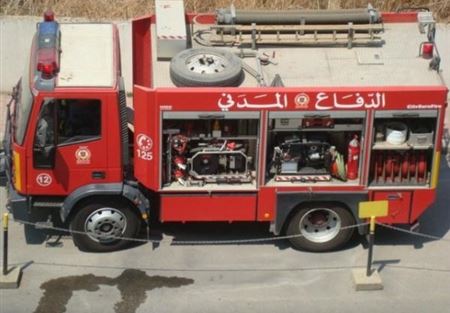 الدفاع المدني: مهمات إنقاذ وإسعاف وإخماد حرائق في مناطق عدة