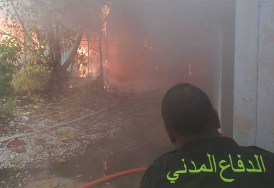 بالصور: حريق داخل مدرسة في عكار... وإخلاء التلاميذ 