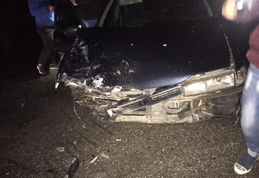 بالصورة: جريح اثر حادث سير في بحمدون