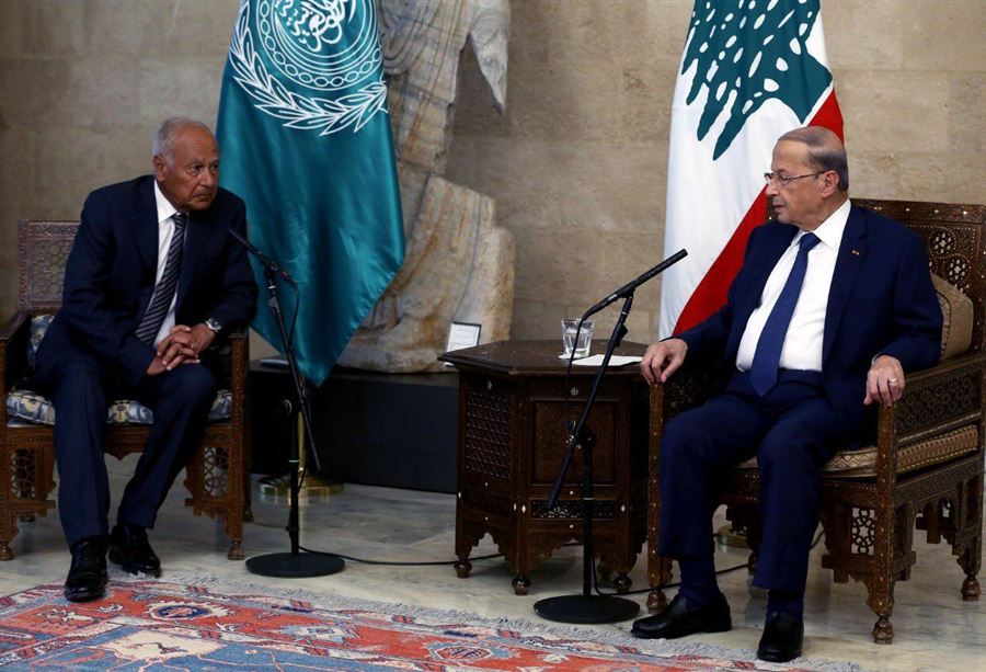 أبو الغيط من بعبدا: مستعدون للمشاركة في التحقيق بالإنفجار أبو الغيط من بعبدا: مستعدون للمشاركة في التحقيق بالإنفجار