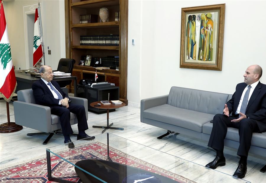 سليم عون في بعبدا سليم عون في بعبدا