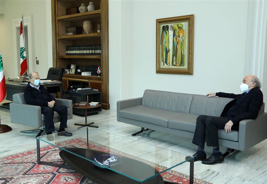 جنبلاط في بعبدا: تهديد ف... زيارة