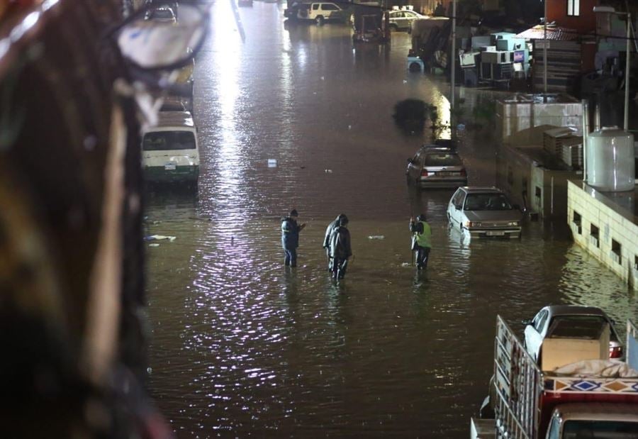 بدء رفع الاضرار عن منطقة السان سيمون