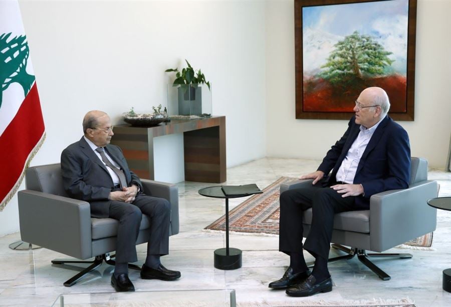 "ترسيم الحدود"... دعوة من عون وميقاتي الى هوكشتاين