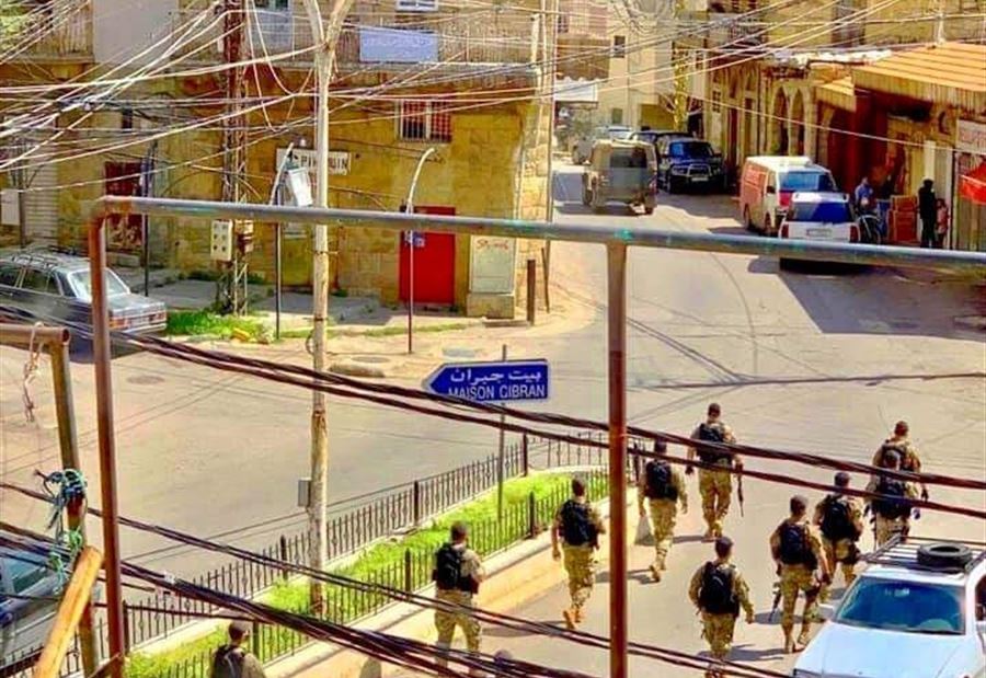 دوريات للجيش في بشرّي