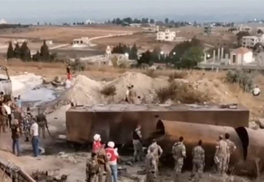 العثور على جثة متفحمة في موقع انفجار التليل