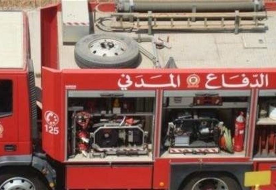 حريق في غالوري في الحازمية