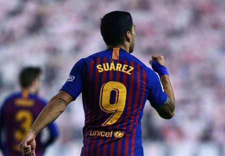 سواريز يواصل تألقه مع برشلونة رغم غياب ميسي