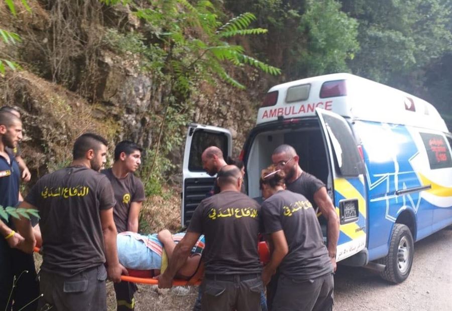 بالصور: سَقطَ من مرتفع شاهق في وادي يحشوش 